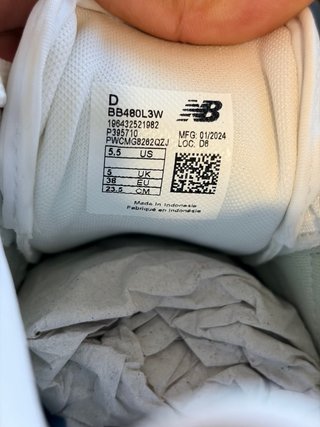 Zapatillas New Balance 36.5 Blancas