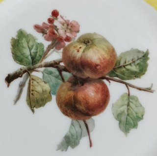 5 Platos Postre Limoges Porcelana