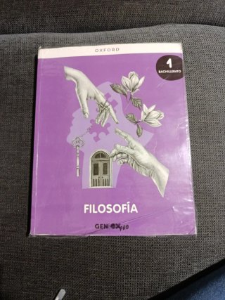 Filosofía 1º Bachillerato. Libro del estudiante...