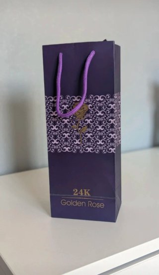Rosa effetto oro 24K Love con Scatola