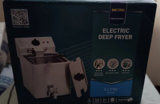 Freidora Eléctrica Profesional Metro 8L