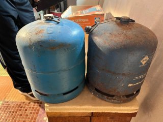 Set Campingaz Bombonas, Parrilla y lumogaz.