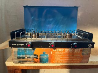 Set Campingaz Bombonas, Parrilla y lumogaz.
