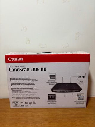 Escáner Canon LiDE 110 A4 USB Negro