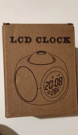 Reloj despertador digital con proyector