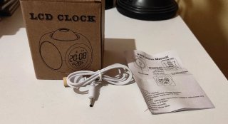 Reloj despertador digital con proyector