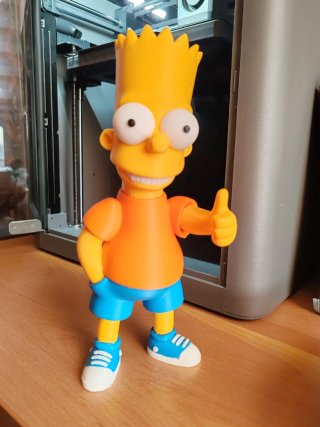 Figura Bart Simpson Impresión 3D