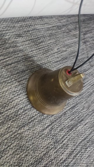 Campana timbre en bronce o latón