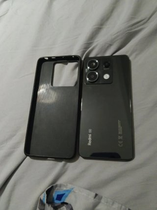 Teléfono móvil negro