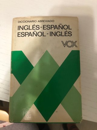 Diccionario inglés