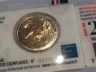 2 euros Francia 2020 Héroes Merci Union