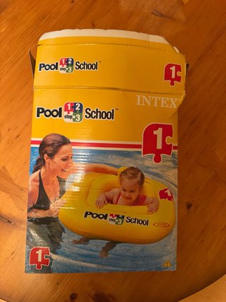 Flotador bebé Intex Pool School 1-2-3