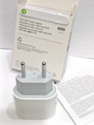 Cargador iPhone Original Adaptador 20W Apple