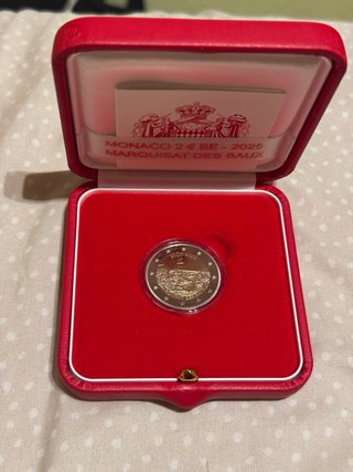 Moneda 2€ Monaco 2025 Marquisat Des Baux