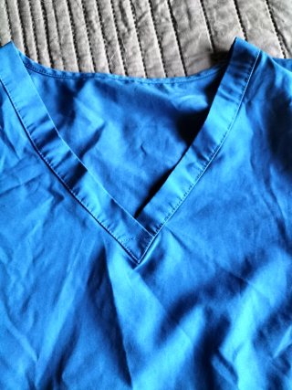 Uniforme TCAE azul Talla M (Casaca y Pantalón)