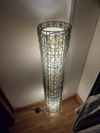 Lampara colgante + lampara de pie