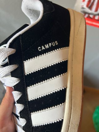Zapatillas Adidas Campus 00s Negras y Blancas