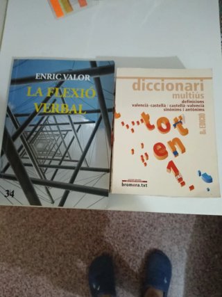 La flexio verbal de valenciano y diccionario
