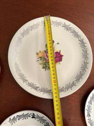 Servizio piatti dolce porcellana anni 60