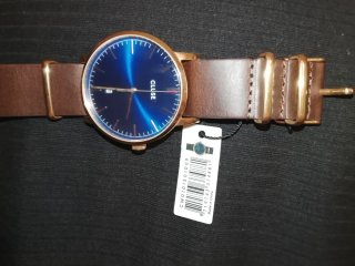 Reloj Cluse Azul y Dorado
