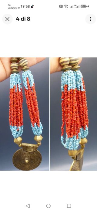 Collana Naga vintage etnico tribale