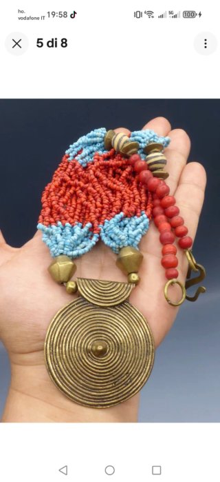 Collana Naga vintage etnico tribale