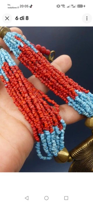 Collana Naga vintage etnico tribale