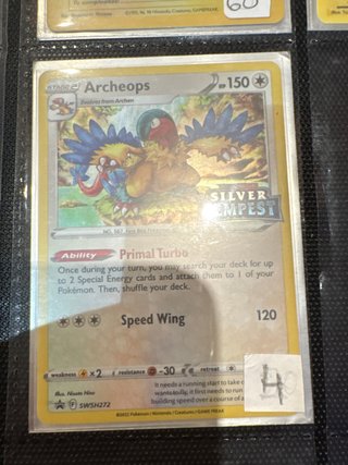 Archeops SWSH272 Pokémon TCG Carta