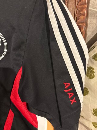 Camiseta Ajax Adidas Negra y Roja