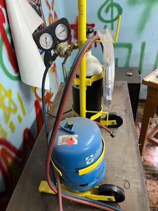 Horno fundición oro + máquina gas/oxígeno