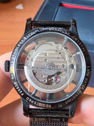 Reloj Festina Automático Skeleton Zafiro