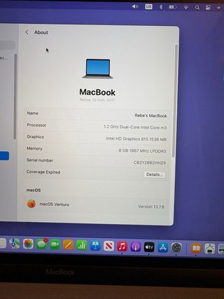 MacBook 12” 2017 Plata/Gris Espacial