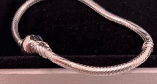 Pulsera Pandora Stitch Morado y Plateado 19-20cm