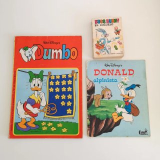 LOTE 3 CUENTOS INFANTILES DISNEY COMIC DUMBO