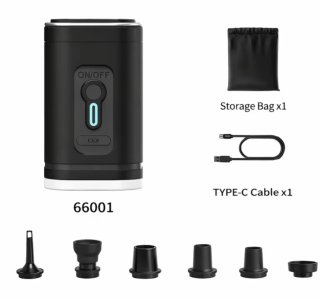 Inflador Eléctrico Portátil USB Recargable