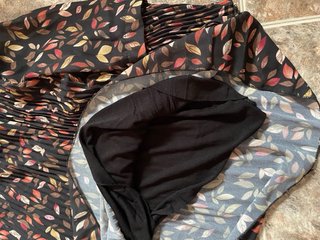 Blusa estampada hojas talla XL