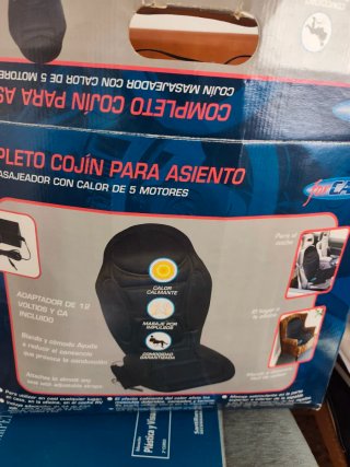 Cojín Masajeador con Calor 5 Motores
