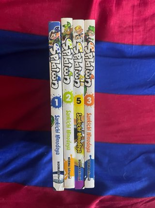 Manga Splatoon Tomos 1, 2, 3 y 5
