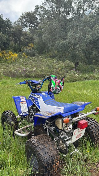 Yamaha Blaster  200 Azul y Blanco