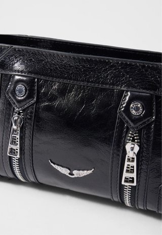 Bolso Zadig & Voltaire Negro y Plateado