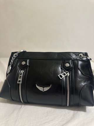 Bolso Zadig & Voltaire Negro y Plateado