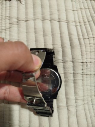 Reloj Guess Mujer Negro y Plateado