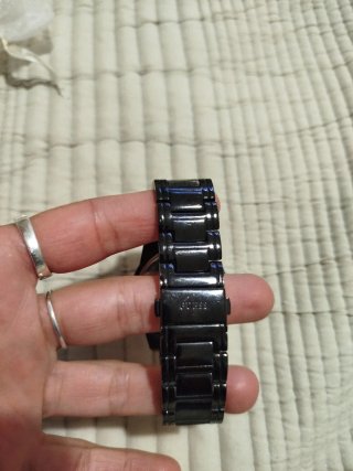 Reloj Guess Mujer Negro y Plateado