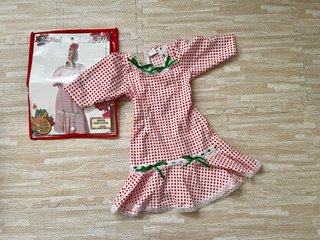 Traje Chulapa Bebé Rojo Lunares y Pañuelo 6-12m