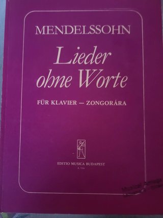 Mendelssohn, Romances sin Palabras Piano