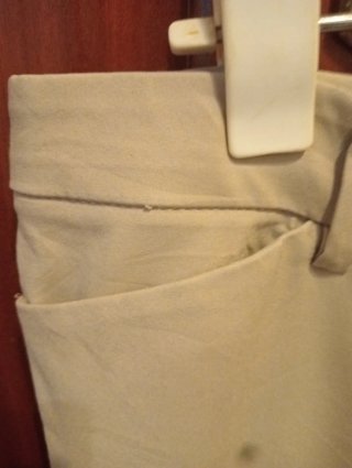 Pantalón Chino Lee Talla 32 Beige