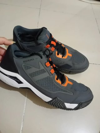 Zapatillas Kuikma 500 Talla 41 Gris Naranja