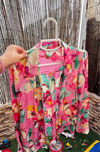 Camisa Zara floral