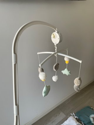 Cuna de bebé adaptable + colchon + accesorios