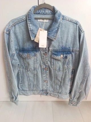 Cazadora Vaquera Mango Mujer Talla M